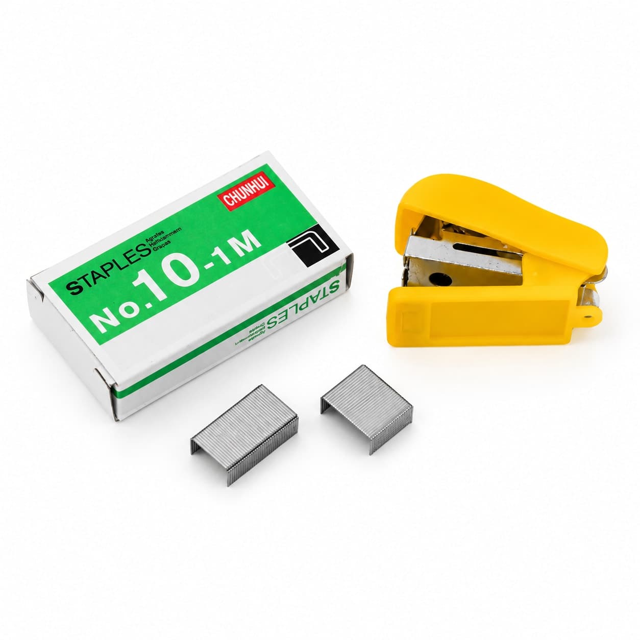 Mini Stationery Kit Set with Stapler, 2 Transparent Tape Rolls, Tape Dispenser & Staple Pins | Office, School & Home Supplies (5 Pieces) — thumbnail 3
