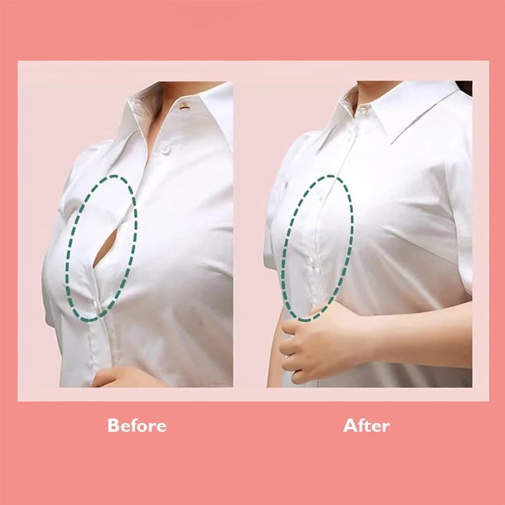 Double Sided Fashion Clothing Tape for Women | Invisible Body & Garment Tape | Bra, Dress & Shoulder Strap Fixing Tape (Pack of 36 Strips) — thumbnail 2