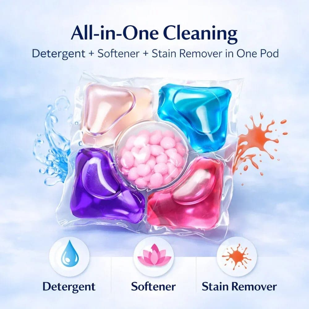 5-in-1 Laundry Detergent Pod | Deep Cleaning Washing Capsule | 1 Pc — thumbnail 2