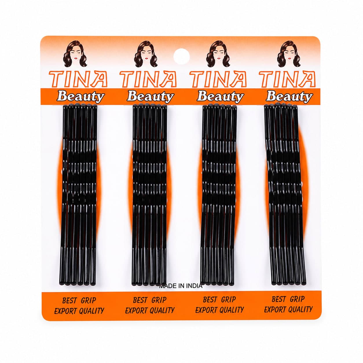Pack of 48 Black Bobby Pins for Women & Girls | Strong Grip Hair Pins | Metal Hair Styling Pins for Bun & Daily Use — view 1