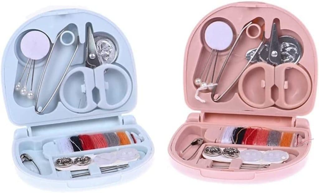 Mini Travel Sewing Kit with Thread, Needles, Scissors & Safety Pins | Portable Emergency Stitch Repair Kit for Home, Office & Travel — thumbnail 3