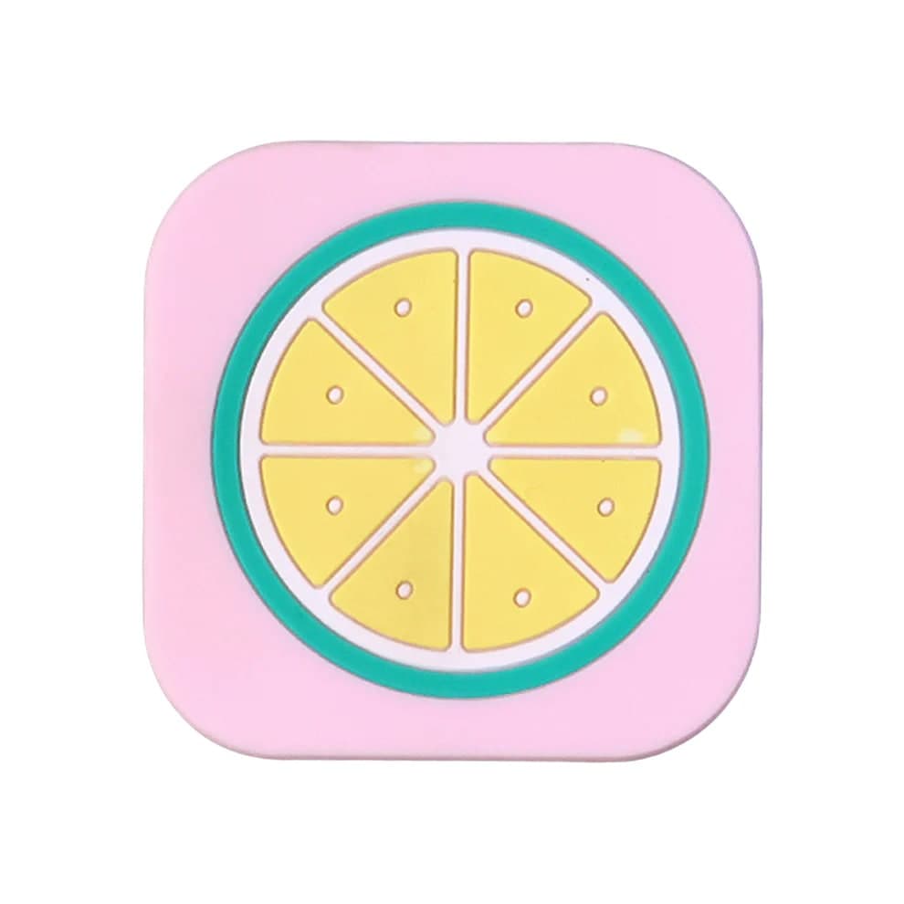 Cute Lemon Silicone Cup Coaster for Tea & Coffee Mugs | Non-Slip Heat Resistant Drink Coaster | Table Protection Mat (Pack of 1) — view 1